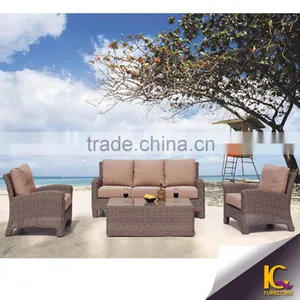 Cheap Outdoor Wicker Furniture Rattan Sectional Beds Sofa With Good Service thumbnail-4