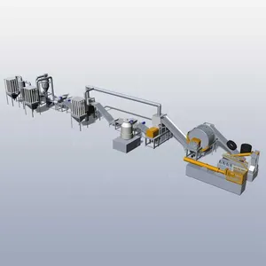 China Tyres Recycling Machine Used Tyre Granule Recycling Line Tyre Recycling Plant Cost thumbnail-1