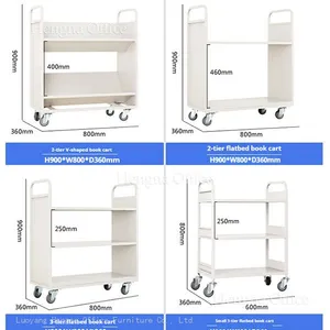 Multi-Functional Minimalist Office Design Book Cart | Modern Aesthetics for Workspace & Home | Fusion of Form & Function thumbnail-1