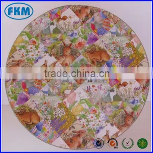 Round Cardboard EASTER Decorative BOX Container thumbnail-1