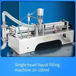 Universal Liquid Filling Machine, Small-scale Sesame Oil Quantitative Filling Equipment, Glass Cleaner and Disinfectant Filling Machine, in Stock thumbnail-3
