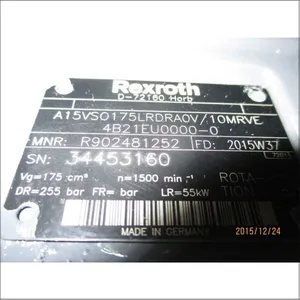 Rexroth A15VSO175LRDRA0V/10MRVE4B21EU0000-0 Hydraulic Pump thumbnail-1