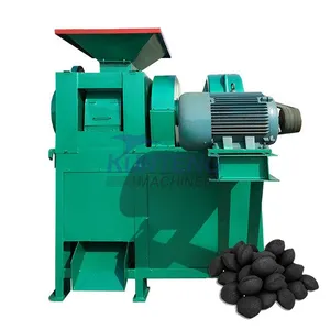 Double-Roller Pillow Shaped Rice Husk Carbon Powder Mineral Powder Briquetting Machine thumbnail-1