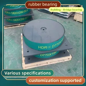 Fixed Pot Bridge Bearing Durable Basin Type Support Bearing for Municipal Road Bridge thumbnail-1