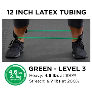 Anti-slip Padding for Leg Resistance Bands and Exercise Ropes Ankle Cuffs – a Portable Fitness Device for Use at the Gym or at Home thumbnail-3