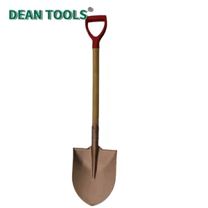 Non-Sparking Round Point Shovel,Round Point Design,Sharp Penetrating Edge,Heavy Duty Digging Design thumbnail-2
