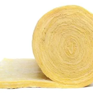 Good Quality Reinforced Fiberglass Glass Wool Blanket Class Fire Resistance Soundproofing Hydrophobi thumbnail-4