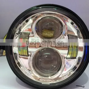 Round 4x4 LED Headlight 5'' Led Headlight for Motorcycle 5 Inch LED Headlight for Motorcycle Jeep Wrangler thumbnail-3
