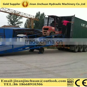 Container Used Mobile Hydraulic Yard Ramp Hydraulic/Mobile Ramp With Large Container thumbnail-3