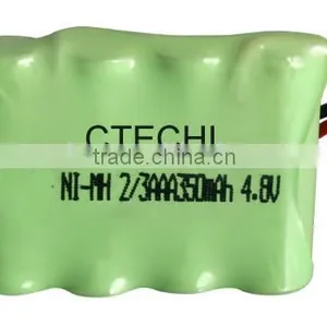 2/3AAA 350mah NIMH Battery Pack thumbnail-1