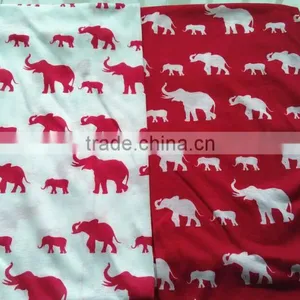 Greek Red White Animal Elephant Infinity Scarf Circle Scarves Ring DST Delta Sigma Theta Scarf Inspired Gift thumbnail-6