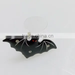 Wholesales Bat Shaped Design LED Light Glowing Lapel Pin for Party thumbnail-1