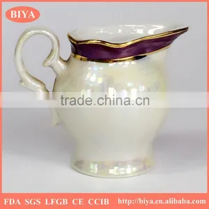 Sauce Pot Porcelain Colorful Pearl Glaze for Souvenir Ceramics Small Milk Jar,milk Pot, Juice Jar and Coffee Jar,spice Jar thumbnail-1