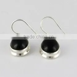 Fantastic Black Onyx 925 Sterling Silver Oval Shape Earring, Unique Silver Jewelry, Silver Jewelry thumbnail-2