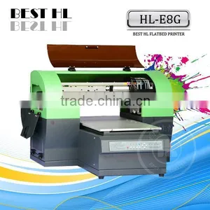 High Quality, 8 Colors Multifunction Flatbed Printing Machine , A3 Inkjet Printer thumbnail-1