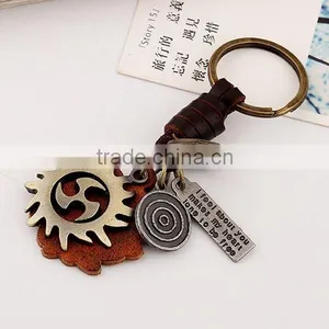 2015 Yiwu Factory Direct Sale Punk Shaped New Design Keychain With Metal Pendant thumbnail-5