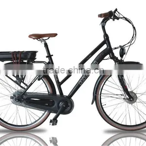 36V10Ah 250W Hub Motor Green Electric City Bike thumbnail-1