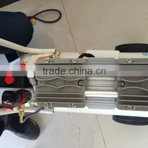 0.28m3 Oil-free Mute-type Piston Air Compressor With Wheels thumbnail-3