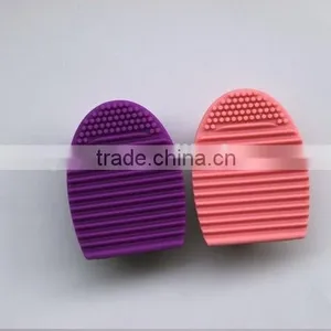 Brushegg Silicone Brush Cleaning Egg Brush Cleaning Egg Cosmetic Brush Cleanser Mack up Makeup Brush Cleaner Clean Tools thumbnail-4