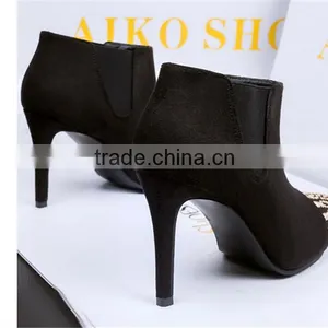 Waterproof Boots no Lace Boots European Spanish Leather Boots thumbnail-2
