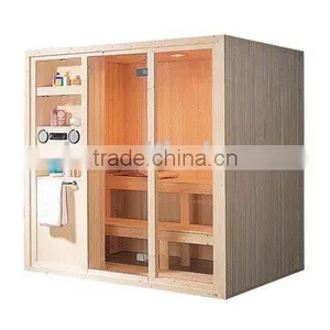 2015 Best Sale Wooden Traditional Steam Sauna Room thumbnail-1