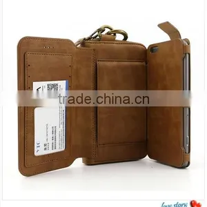 Wallet Style Leather Phone Case With Card Slots For Iphone 6 Plus thumbnail-2