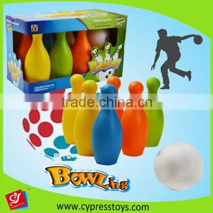 Plastic 6 Inch Bowling Ball Toy Set for Kids thumbnail-2