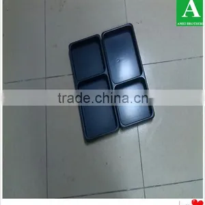 Custom Black ps Thick Compartments Hotel Tray thumbnail-3