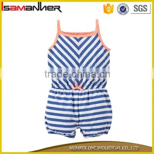 China Wholesale Hot Benchwear Baby Girl Pom Pom Romper thumbnail-1