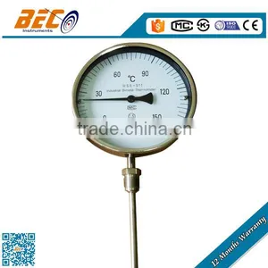 (WSS-511) 150mm Super Large Size Waterproof Economical Cost Bottom Thread Outdoor Terracotta Thermometer thumbnail-1