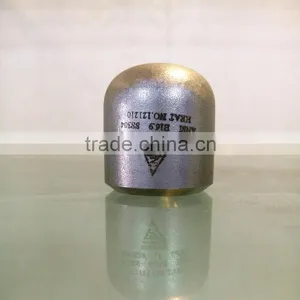Large Steel Pipe End Cap DN 600 24 Inch Vacuum Fittings thumbnail-2