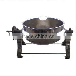 Stainless Steel Food Jacketed Mixing Kettle With Agitator Kitchen Cabinet Accessories thumbnail-1