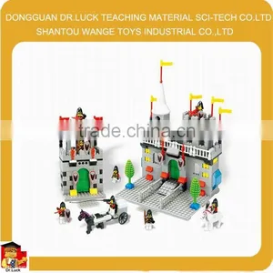 Cheap Children Plastic Toy Castle Block thumbnail-1