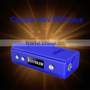 Wholesale Best Price Cloupor Mini Plus TC Box Mod 18650 Battery vv vw 50w Cloupor Mini Plus thumbnail-4