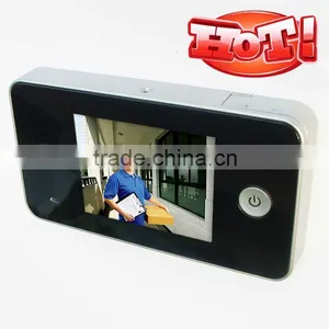 China 2.8 Inch LCD Brass Electronic Peephole Camera thumbnail-1