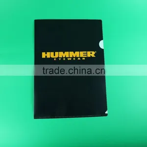 Factory Directly Wholesale a4 Size l Shape Folder, l Shape File Folder, Single Page Plastic Folder for Advertising thumbnail-1