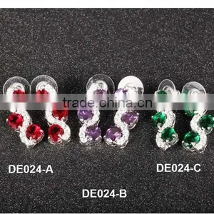 Women Jewelry Fancy Cutting 2016 New Style Design Cubic Zirconia Earring thumbnail-5
