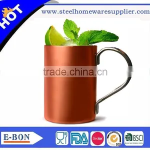 High Quality Anodized Aluminum Moscow Mule Copper Solid Mug thumbnail-1