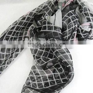 100% Silk Long Scarf thumbnail-1