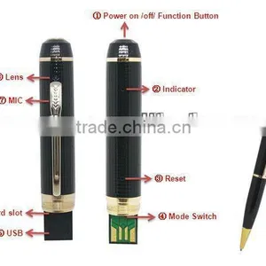High Quality Pen Camera HD Mini DV DVR Video Voice Recorder 720P Digital Photo Camera Pen JVE-3102B thumbnail-5