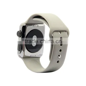 Silicone Band For Apple Watch 42mm/38mm Silicone Band With Connector Adapter thumbnail-4