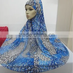 H303 Latest Big Size Print Muslim Hijab,islamic Scarf,pray Hijab thumbnail-3