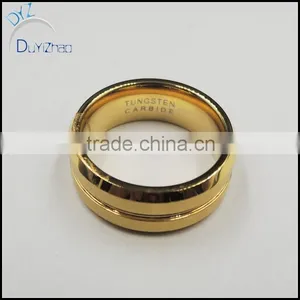 Custom Gold Plated Tungsten Carbide Ring thumbnail-3