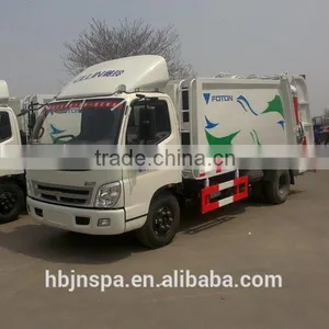 8CBM High-quality Foton Compactor Garbage Truck thumbnail-1