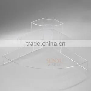 New Style Design Clear Nail Polish 3 Tier Acrylic Display Stand thumbnail-3