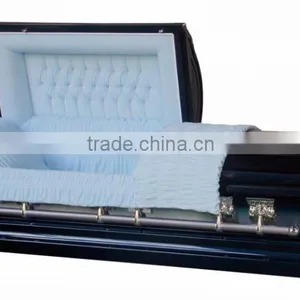 China Manufacturers Funeral Metal Caskets and Coffins thumbnail-1