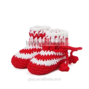Fashion Shoe China Wholesale Crochet Knitting Crochet Baby Shoes S-8 thumbnail-1