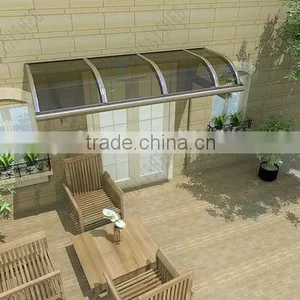 Sun Rain Canopy DIY Aluminum Frame Window Simple Awning thumbnail-4