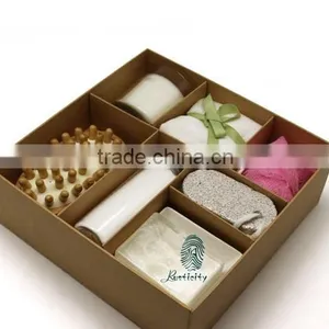 Bath Gift Set With Glass Cup Wax for Relaxing thumbnail-1
