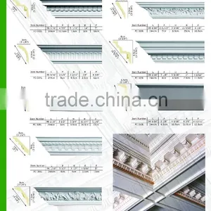 High Quality Good Price Beautiful New Modern Decorative PU Cornice Moulding thumbnail-1